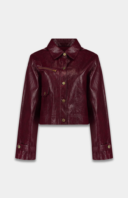 Harper & Yve Jacket Bina Red Wine SS6N200 Stretchshop.nl