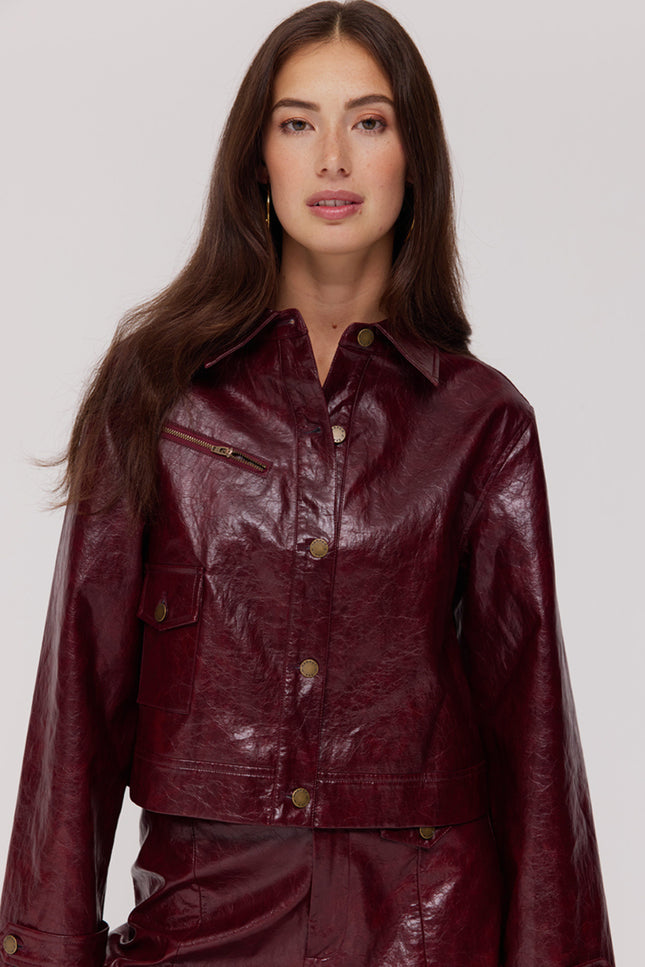 Harper & Yve Jacket Bina Red Wine SS6N200 Stretchshop.nl
