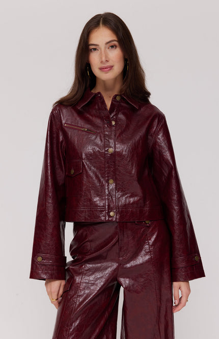 Harper & Yve Jacket Bina Red Wine SS6N200 Stretchshop.nl