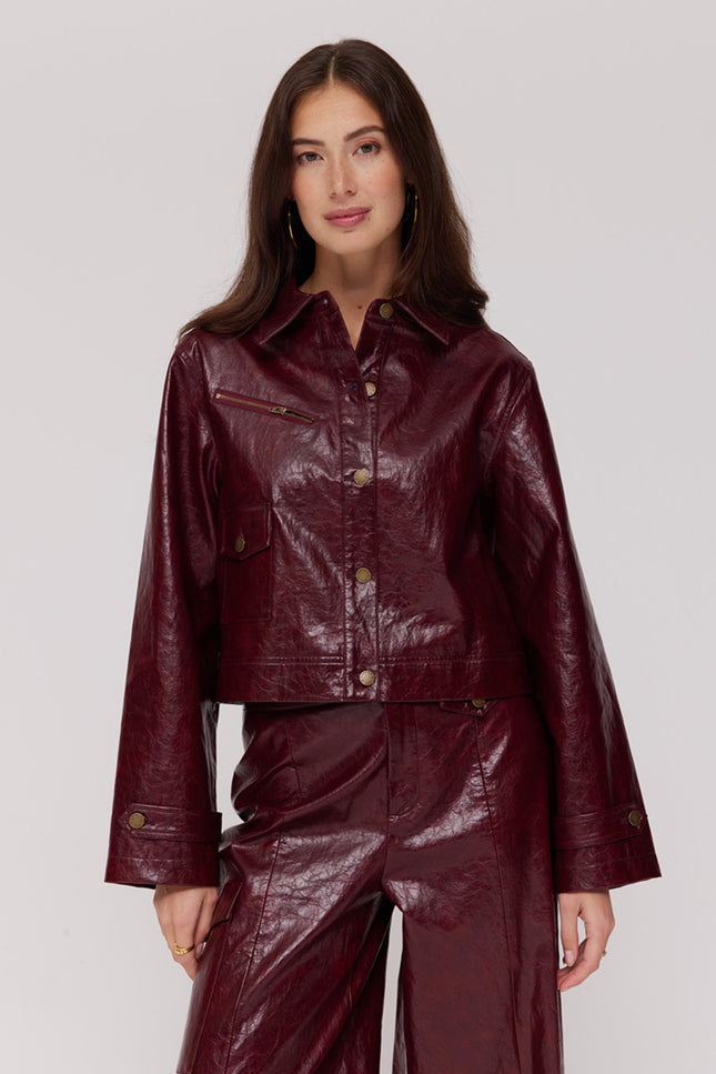 Harper & Yve Jacket Bina Red Wine SS6N200 Stretchshop.nl