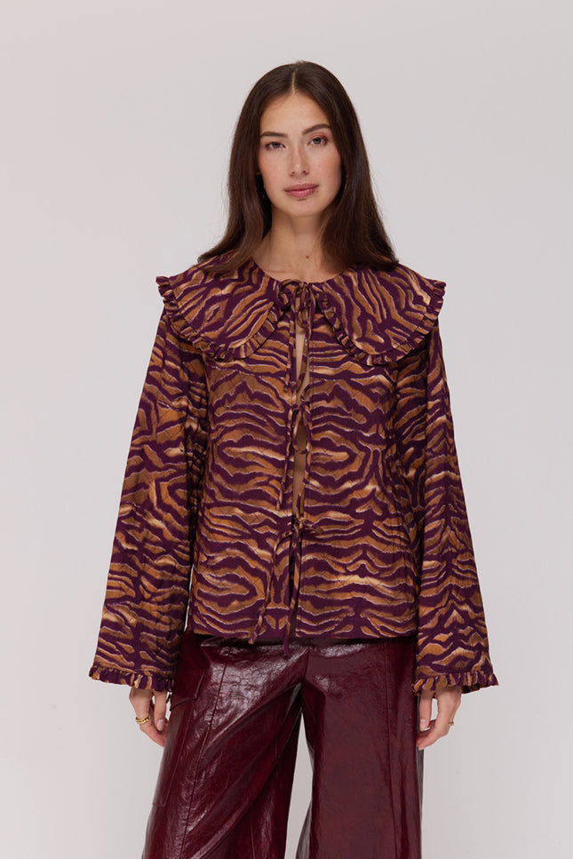 Harper & Yve Jacket Robbin Trashy Tiger SS6P202 Stretchshop.nl