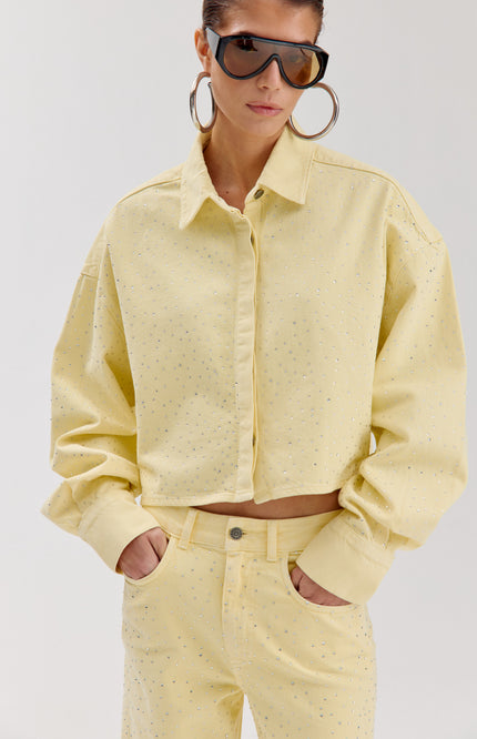 Harper & Yve Jacket Sam Light Yellow SS6D601 Stretchshop.nl