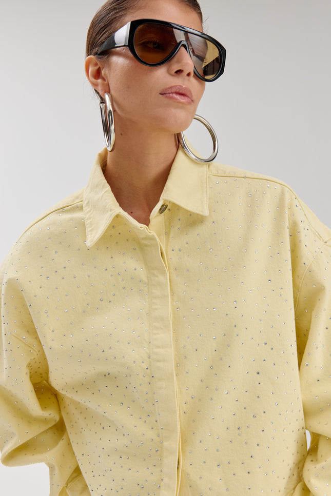 Harper & Yve Jacket Sam Light Yellow SS6D601 Stretchshop.nl
