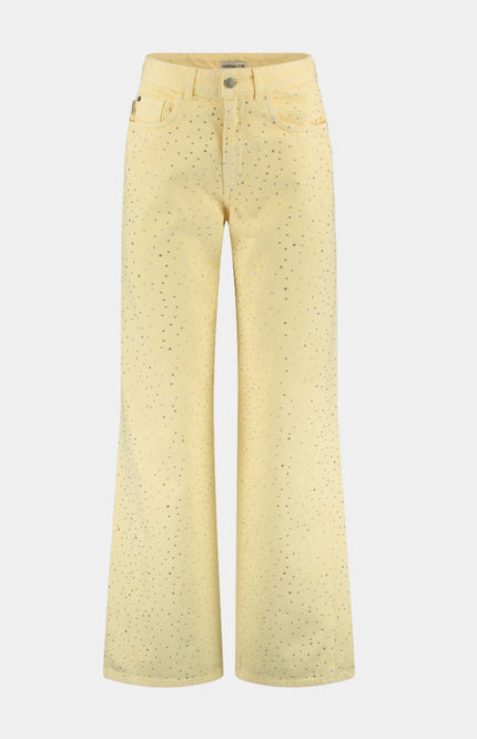 Harper & Yve Jeans Mayra Light Yellow SS6D107 Stretchshop.nl
