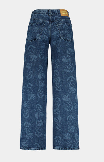 Harper & Yve Jeans Mayra Mid Blue SS6D109 Stretchshop.nl