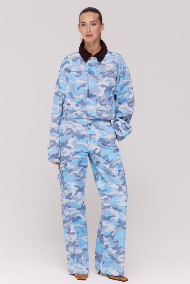 Harper & Yve Jeans Stella Blue Camo SS6D101 Stretchshop.nl