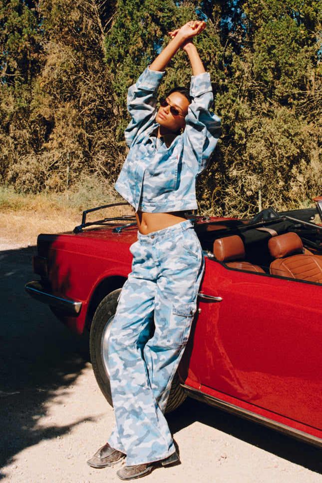 Harper & Yve Jeans Stella Blue Camo SS6D101 Stretchshop.nl