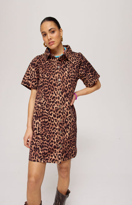 Harper & Yve Jurk Sarah Lexie Leopard HS25R901 Stretchshop.nl