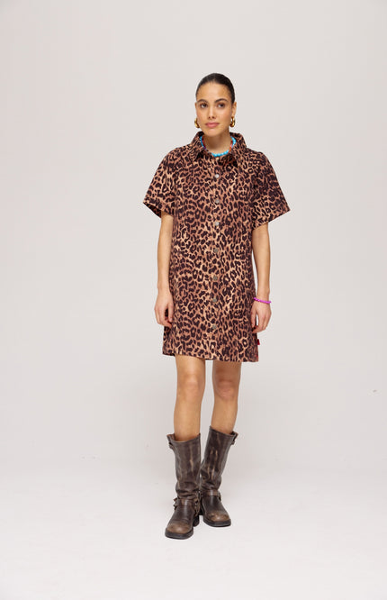 Harper & Yve Jurk Sarah Lexie Leopard HS25R901 Stretchshop.nl