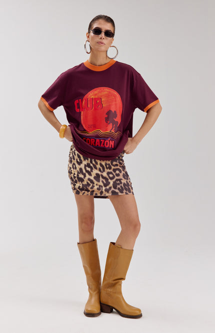 Harper & Yve Rok Joey Lexie Leopard Light SS6T002 Stretchshop.nl