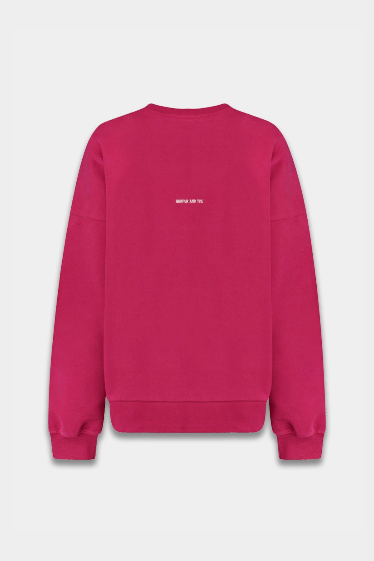 Harper & Yve sweater Lex in Sangria kleur, zachte brei met ronde hals en lange mouwen, casual en comfortabel voor dames.