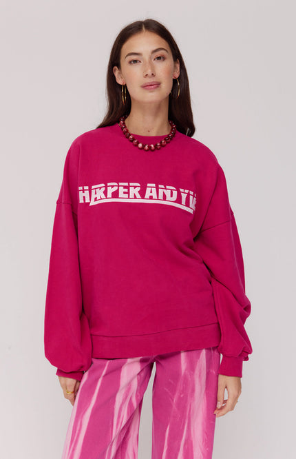 Harper & Yve Sweater Lex Sangria SS6Y503 Stretchshop.nl
