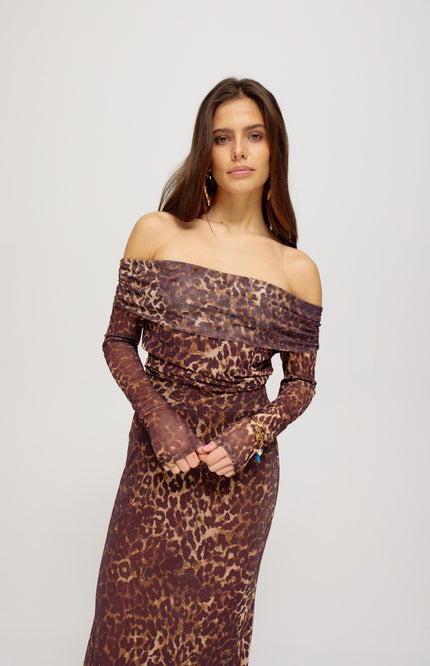 Harper & Yve Top jenny lexie leopard Stretchshop.nl