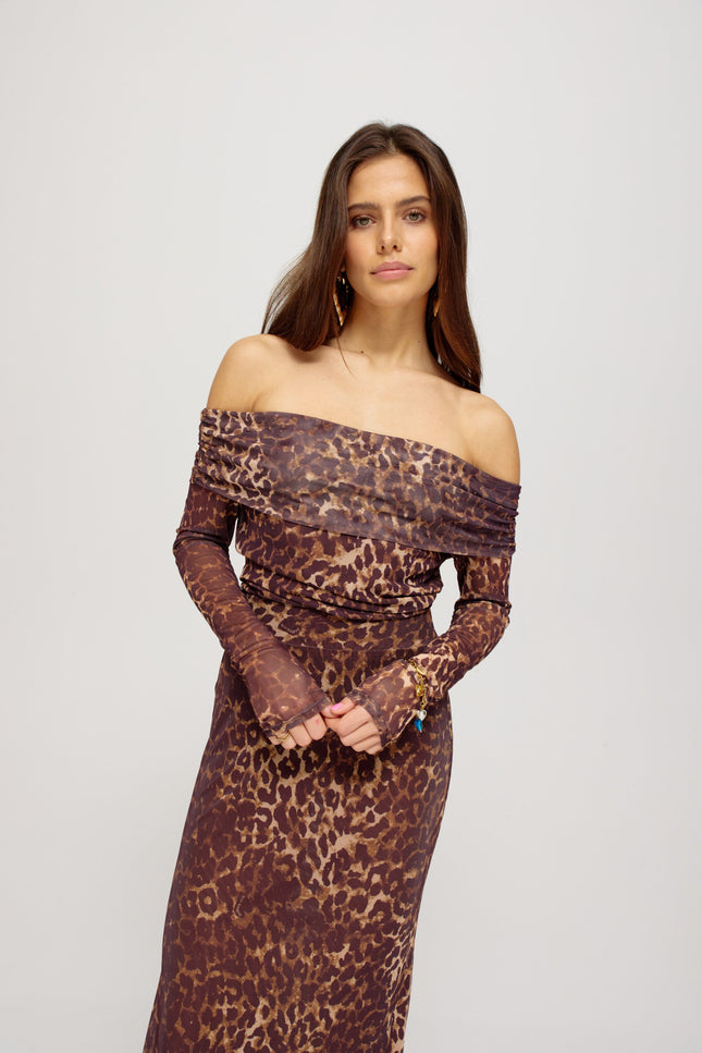 Harper & Yve Top jenny lexie leopard Stretchshop.nl