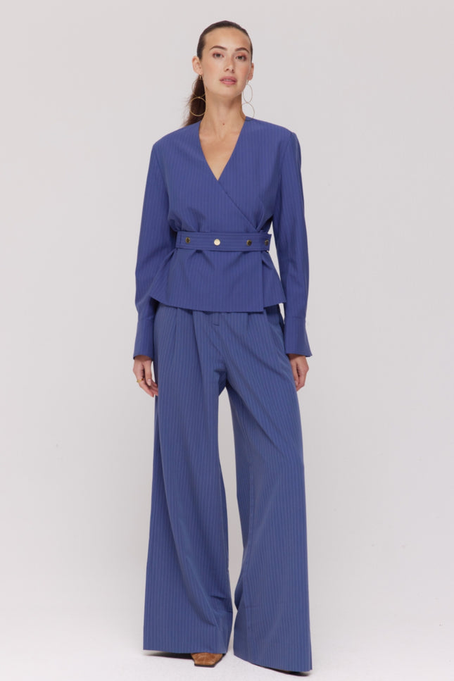 Harper & Yve Top Lida Blue Stripe SS6N209 Stretchshop.nl