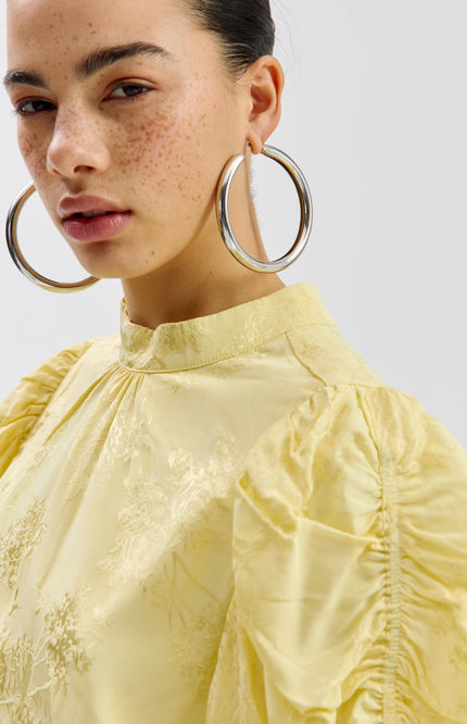 Harper & Yve Top Macey Butter Yellow SS6P407 Stretchshop.nl