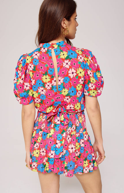 Harper & Yve Top Macey Floral Mix HS25J405 Stretchshop.nl