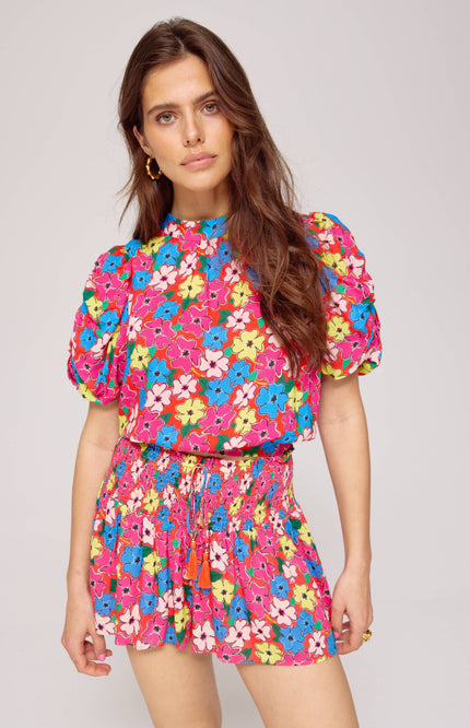 Harper & Yve Top Macey Floral Mix HS25J405 Stretchshop.nl