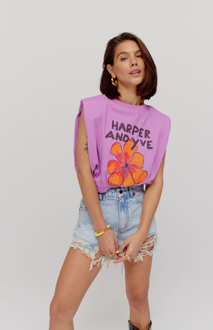 Harper & Yve Top Muscle Li La Love HS25Y304 Stretchshop.nl