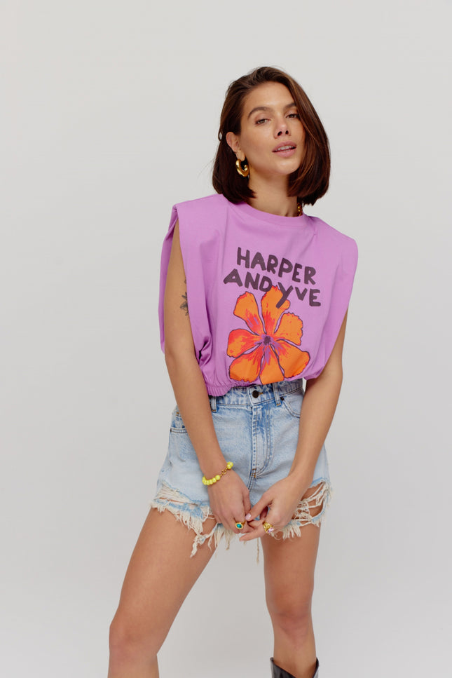 Harper & Yve Top Muscle Li La Love HS25Y304 Stretchshop.nl