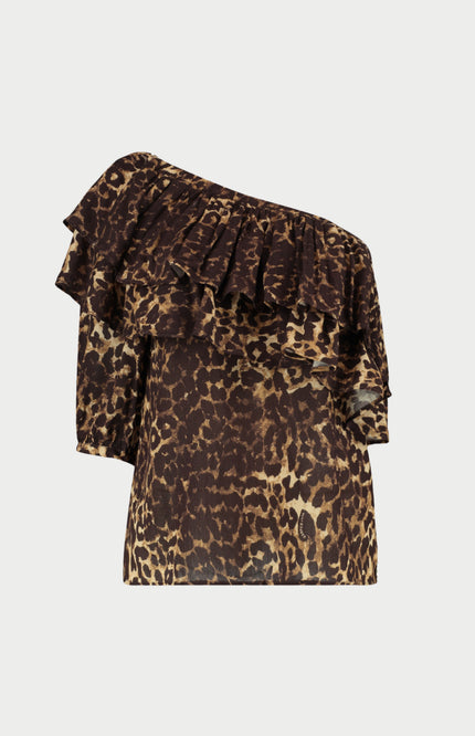Harper & Yve Top Rosie Lexie Leopard HS25J400 Stretchshop.nl