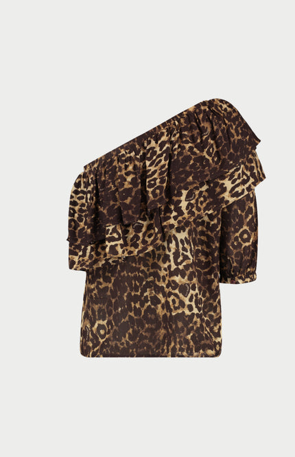 Harper & Yve Top Rosie Lexie Leopard HS25J400 Stretchshop.nl