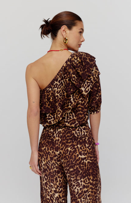 Harper & Yve Top Rosie Lexie Leopard HS25J400 Stretchshop.nl