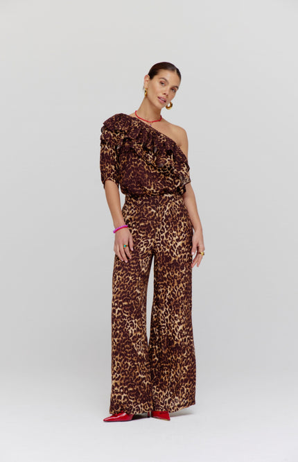 Harper & Yve Top Rosie Lexie Leopard HS25J400 Stretchshop.nl