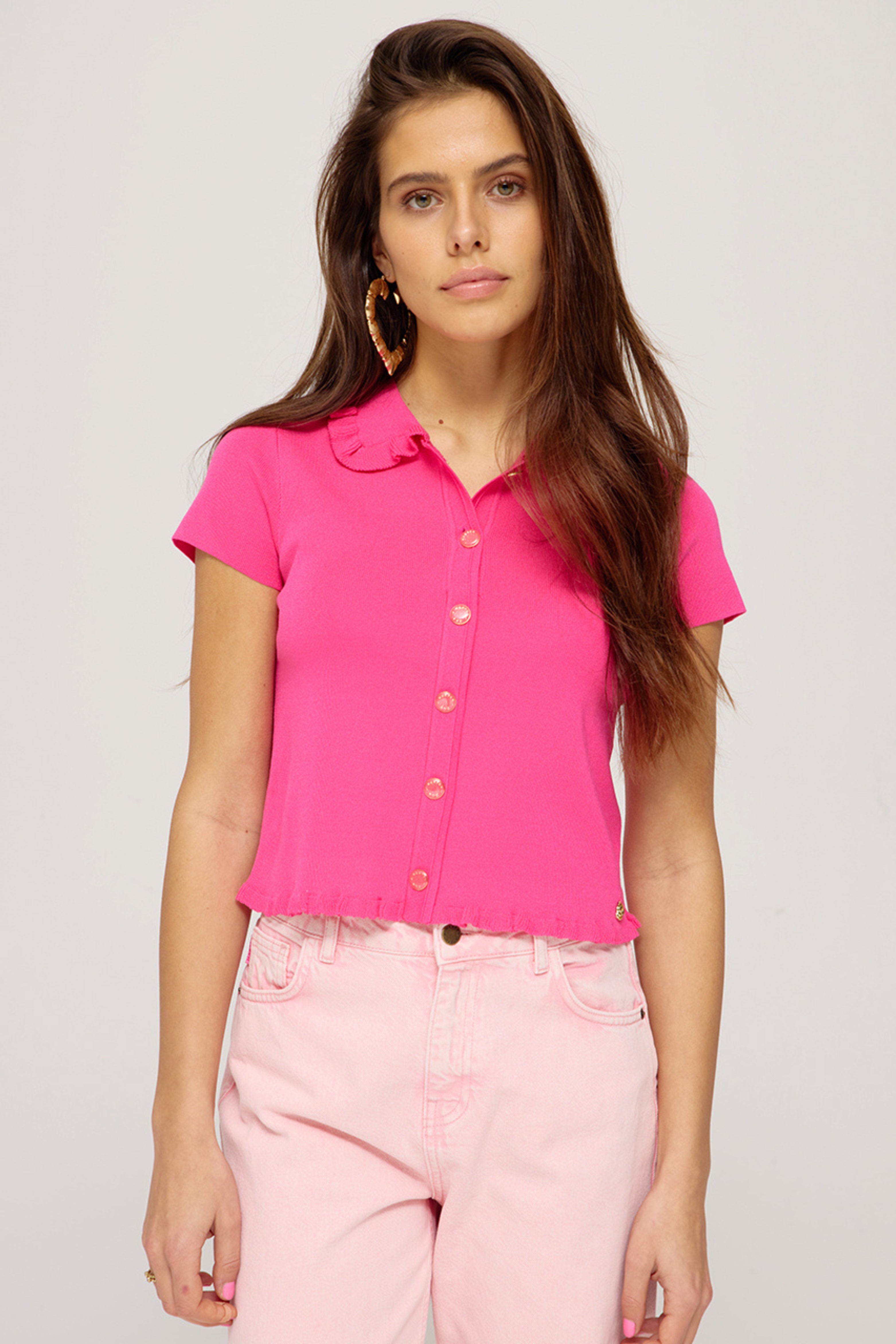 Top Semmy Hot Pink SS25P401 | Harper & Yve