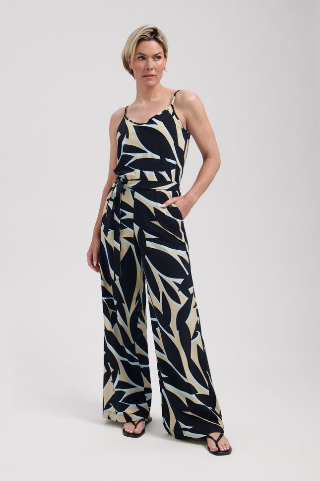 Lady Day Travel Jumpsuit Janna Leya Print L18.380.3336 Stretchshop.nl