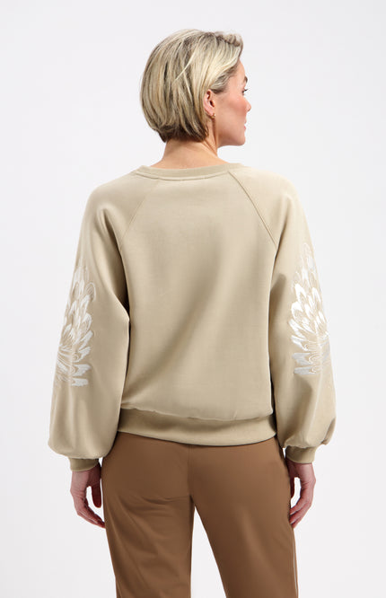 Lady Day Sweater Coby Sand L25-301-3173 Stretchshop.nl