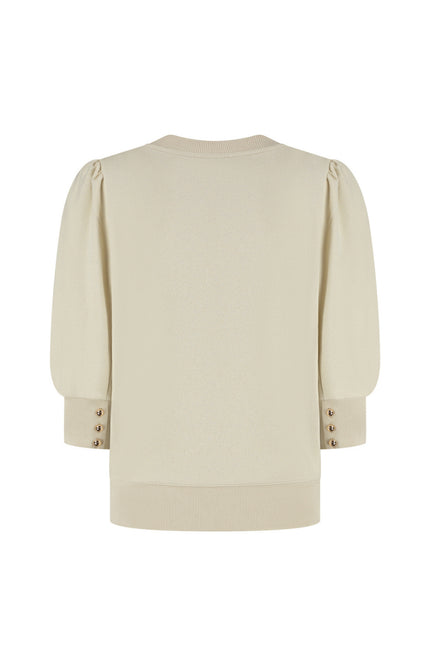 Lady Day Sweater Evie Light Cream L25-301-3175 Stretchshop.nl