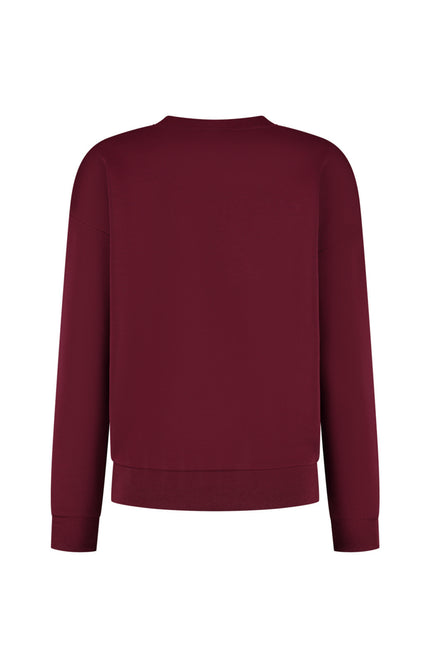 Lady Day Sweater London Burgundy L25-301-3044 Stretchshop.nl