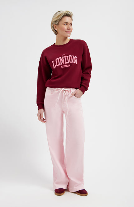 Lady Day Sweater London Burgundy L25-301-3044 Stretchshop.nl