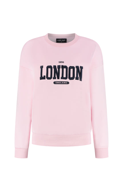 Lady Day Sweater London Sweet Pink L25-301-3044 Stretchshop.nl