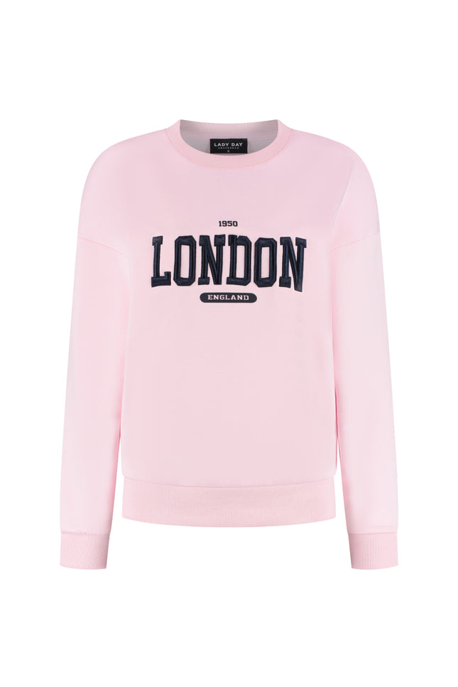Lady Day Sweater London Sweet Pink L25-301-3044 Stretchshop.nl