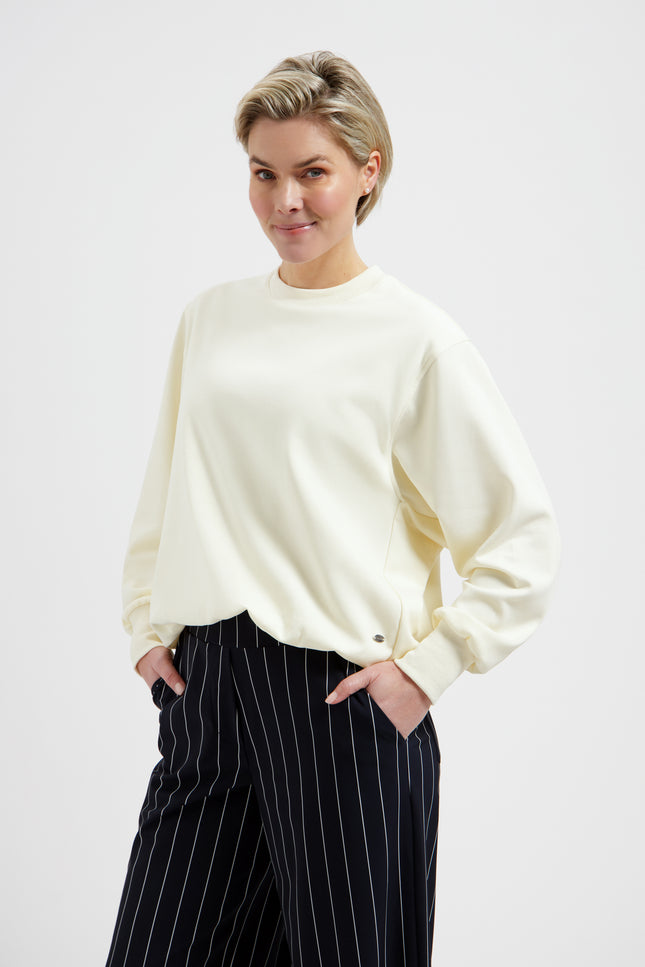 Lady Day Sweater Sue Cream L25-301-3043 Stretchshop.nl