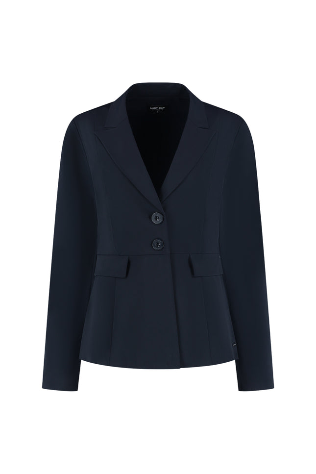 Lady Day Travel Blazer Clover Blue L46-475-3006 Stretchshop.nl