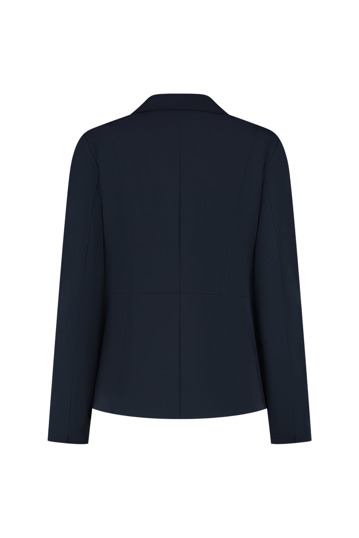 Lady Day reiskostuumblazer in Clover Blue, maat L46, met nette pasvorm en stijlvolle details, geschikt voor zakelijke reizen.