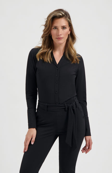 Lady Day Travel Blouse Suzy Black L27-375-0011 Stretchshop.nl