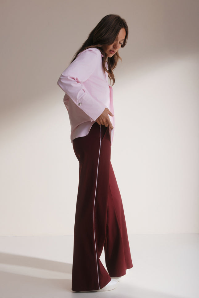 Lady Day Travel Broek Eleyn Burgundy L14-475-3005 Stretchshop.nl