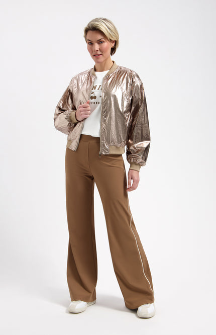 Lady Day Travel Broek Eleyn Mocha L14-475-3105 Stretchshop.nl