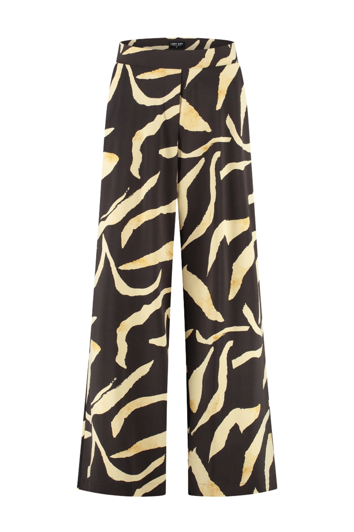 Lady Day reisbroek met Mille Pania print, lichtgewicht en comfortabel, ideaal voor reizen en casual gelegenheden.