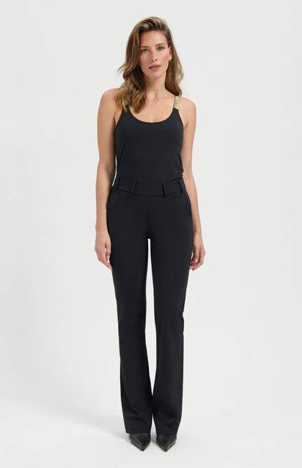 Lady Day Travel Broek Poppy Black L12-475-0033 Stretchshop.nl