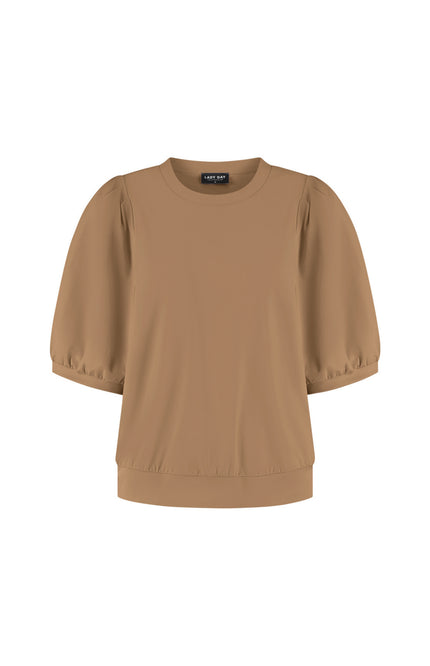 Lady Day Top Amie Mocha L24-375-3113 Stretchshop.nl