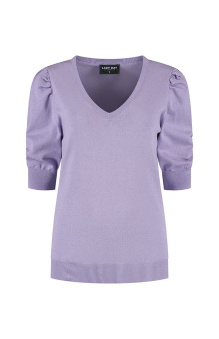 Lady Day Trui Lynn Soft Violet L28-601-3177 Stretchshop.nl