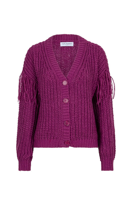 Lofty Manner Cardigan jade plum Stretchshop.nl