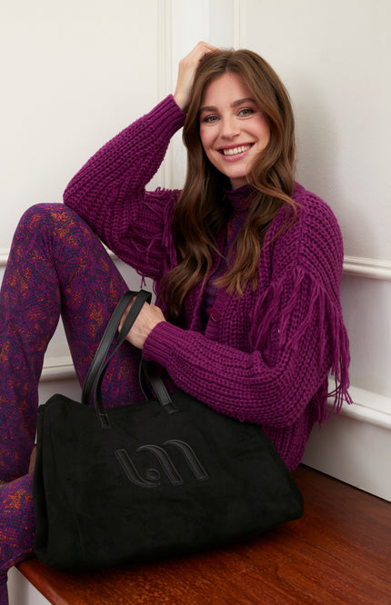 Lofty Manner Cardigan jade plum Stretchshop.nl