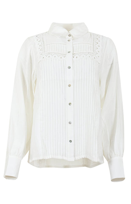 Maicazz Blouse kathelyn offwhite d9 Stretchshop.nl