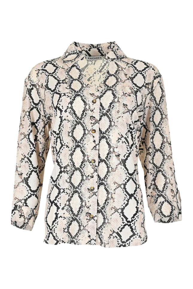 Maicazz Blouse Mala Snake Stretchshop.nl